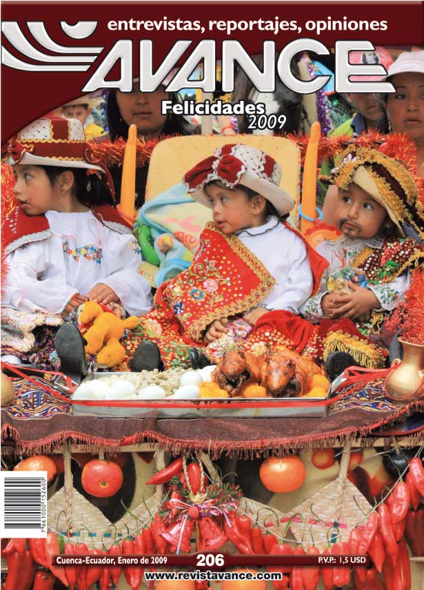 Portada de la Revista Avance del mes de Diciembre de 2008