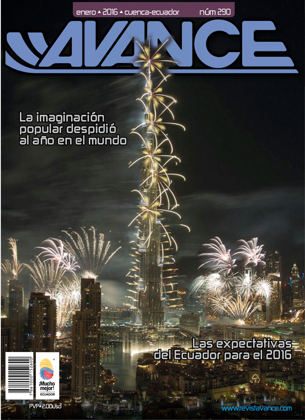 Portada de la Revista Avance del mes de Enero de 2016