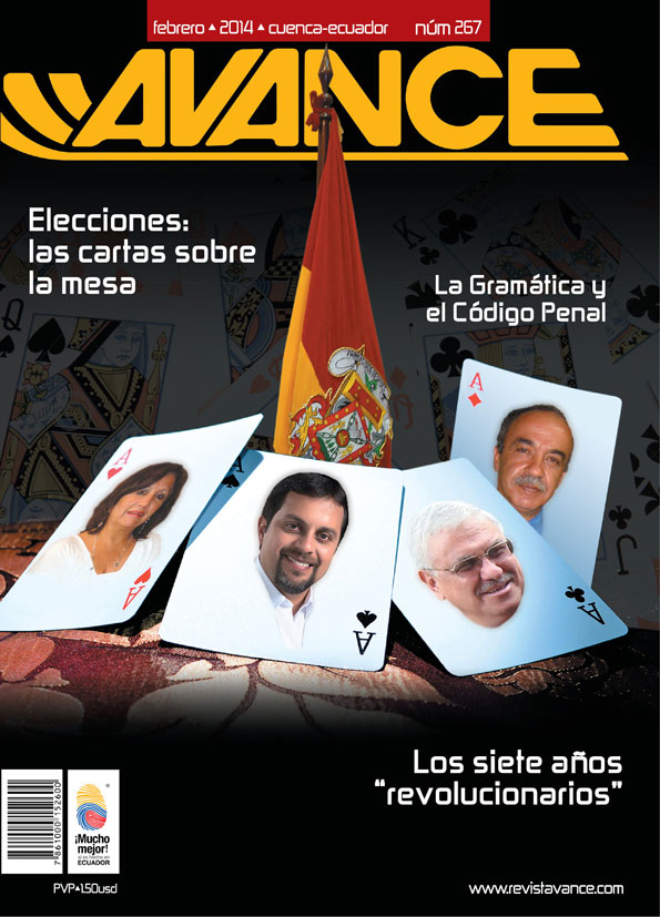 Portada de la Revista Avance del mes de Febrero de 2014