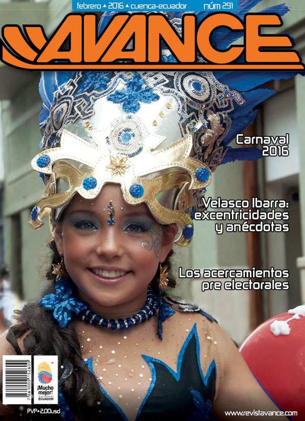Portada de la Revista Avance del mes de Febrero de 2016