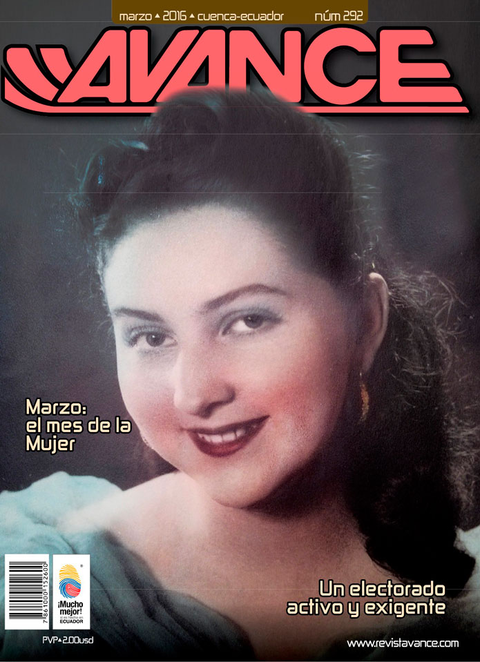 Portada de la Revista Avance del mes de Marzo de 2016
