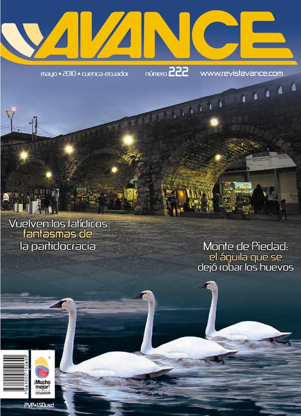 Portada de la Revista Avance del mes de Mayo de 2010