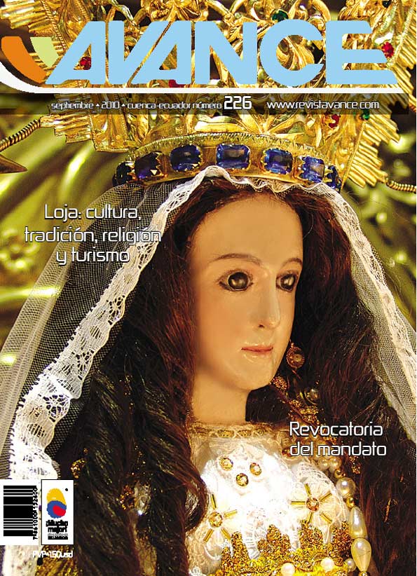 Portada de la Revista Avance del mes de Septiembre de 2010